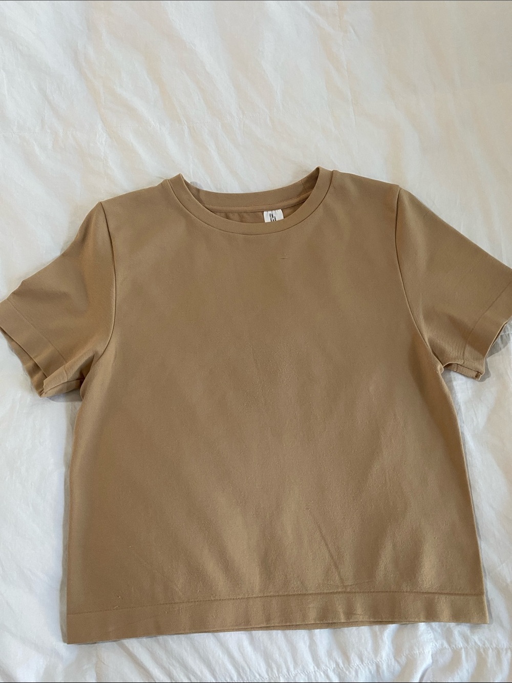 a new day Soft Crewneck Tee in Camel Brown